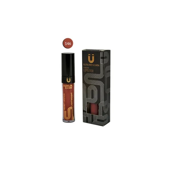 رژلب مایع استخری لاکچری کوین  حجم دهنده و بزرگ کننده لب تا 24 ساعت ماندگاری گیاهی6 میل--شماره 146 ساخت فرانسه