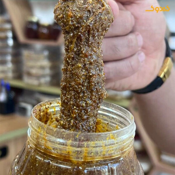 معجون کلحر طب سنتی درمان نازایی بانوان طب هندی ایرانی-ترکیب ۱۶ گیاه خاص+۶۰ گرم ژل رویال +عسل کنار---۱۰۰۰گرم